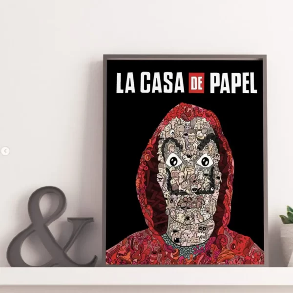 Affiche la Casa de Papel personnalisés