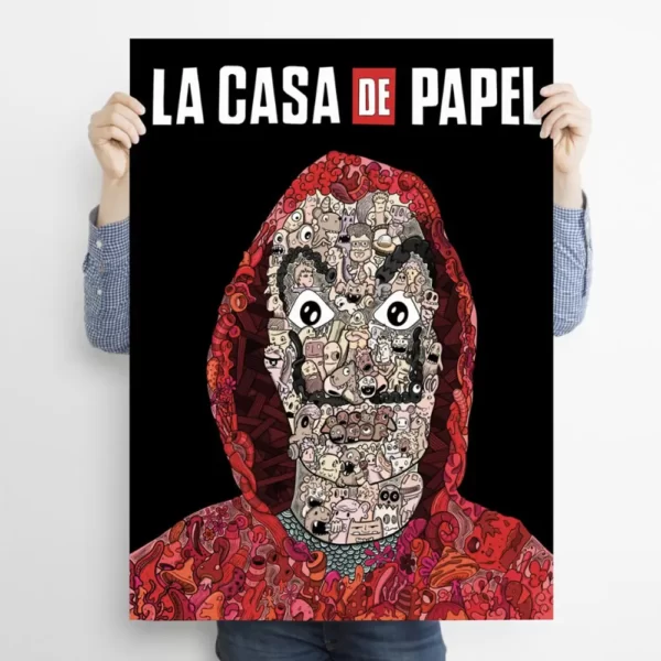 Affiche la Casa de Papel personnalisés